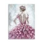 Decor Artree Original Vintage Wall Art Bedroom Hotel Living Room Decor Handmade Women Nude Back Oil Paintings