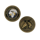 Round Old High Quality Round Shape Coin Soft Enamel Metal Challenge Coins Custom Old Silver Coins