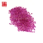 Stone 5# Loose Corundum Ruby 5# Gems Round Ruby Stone Color Red Synthetic Corundum Gemstone