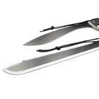 Sheath Hot Sale Jungle Bush Knife Heavy Duty Nylon Sheath Sharp Blade Rubber Grip Hunting Machete