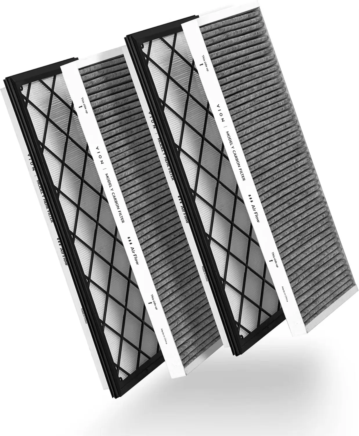 High Quality Hepa Activated Carbon Filter Trunk HEPA & Cabin Air Filters Kit HEPA Carbon Filters 4 Packs VION Model Y Front supplier