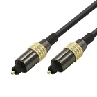 Audio Cable Digital Optical 6 Feet Metal Connector Braided Audio Cable Toslink Digital Optical Audio Cable