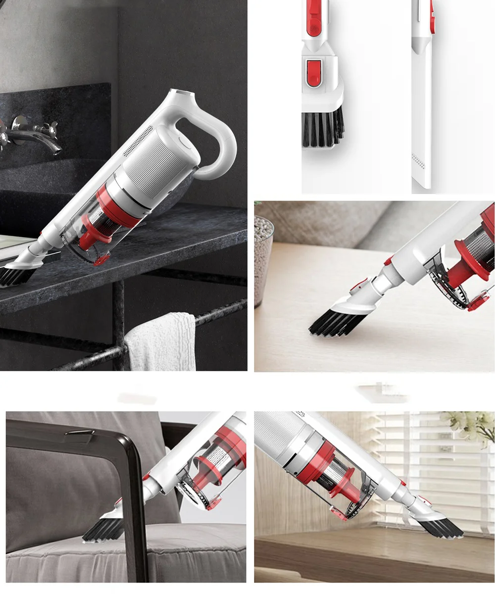 High Performance Handheld Bagless Dry Rechargeable Cordless Vacuum Cleaner with Dust Storage for Hotel & Car Use supplier