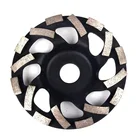 Stone Grinding Wheel 125mm 5 Inch Diamond Cup Wheel Grinding Wheel With Irregular Tooth Sharp For Concrete Stone