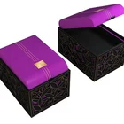 Box Watch Luxury Gift Box Purple Jewelry Box For Christmas Gifts Packaging Watch Box