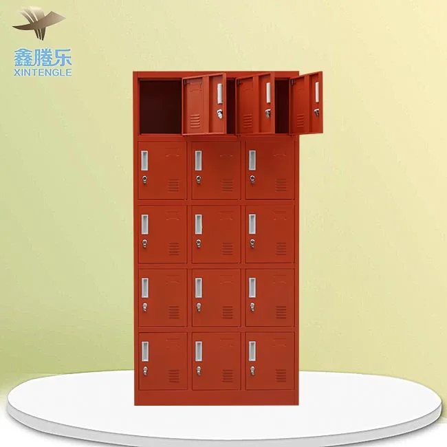 Original Factory Fashion 15-Door Steel Locker Home Bedroom Storage Cabinet with Metal Lock for Home Furniture