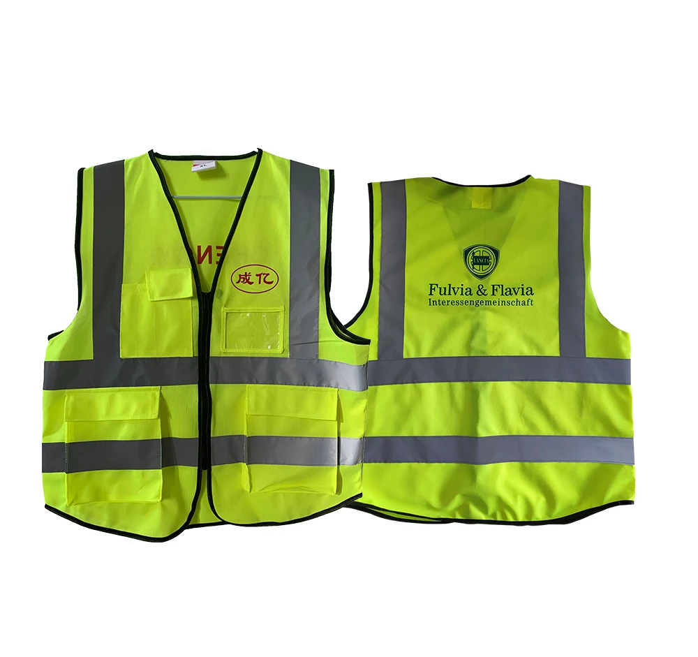 High Visibility Warning Safety Vests 