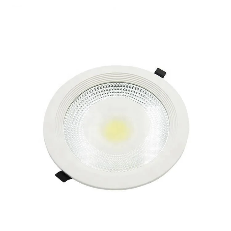 Cob Led Downlight With Double Colors Skd Led Panel Light Ceiling Light 6w-30w Hole Light Embedded Hotel Commercial Cob Downlight