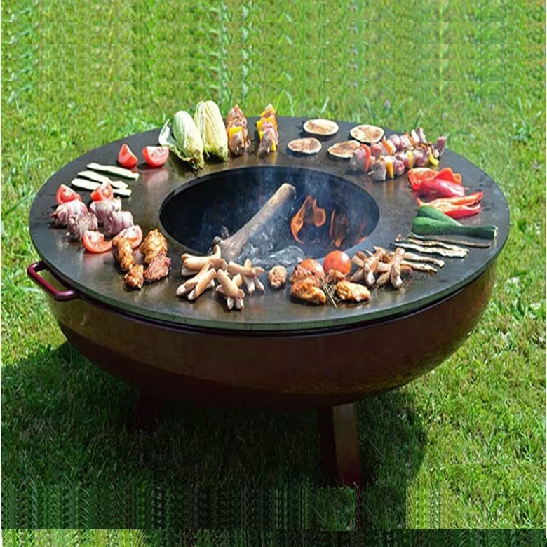 creatief Glad insect 900mm Outdoor Cooking Bbq Grill Corten Steel Fire Pit Bowl With Grill Ring  Charcoal Fired - Buy Cooking Bbq Grill,Bbq Fire Bowl,Corten Steel Fire Bowl  Product on Alibaba.com