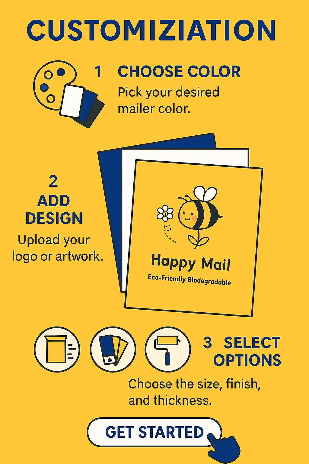 Eco-Friendly Custom Logo for Poly Mailer Mailing Bags Plastic Shipping Bags for Apparel Express Packaging Printed Surface - detail 9