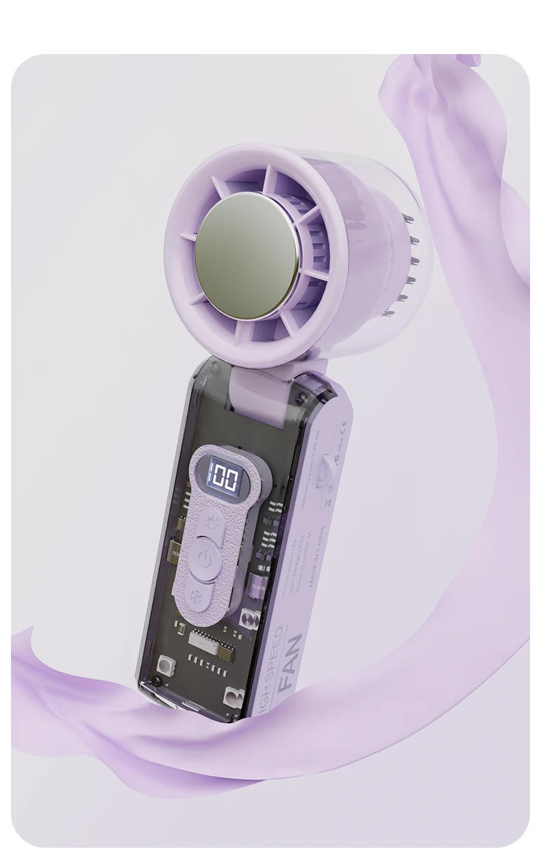 Mini Handheld Fan, USB, Portable, 100 - detail 22