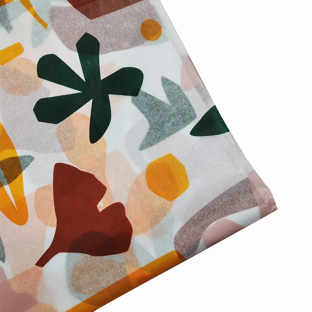 Custom Stylish Printed Packaging and Promotion Tissue Paper Wrapping T-shirt Tissue Paper manufacture