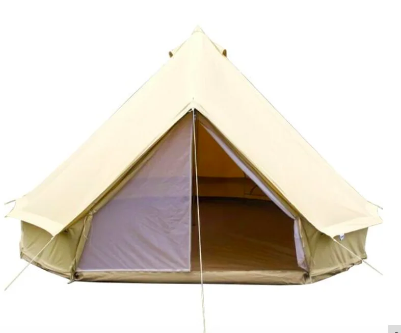 hoofdonderwijzer stroom Toeschouwer Waterproof Steel Tube Cotton Canvas Glamping Bell Tent 4m - Buy Glamping  Tent,Circus Tents For Sale,Bell Tent Product on Alibaba.com