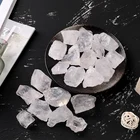Crystal Stones Crystal High Quality Natural Raw White Rock Clear Crystal Stones Tumbled For Decorative Stones