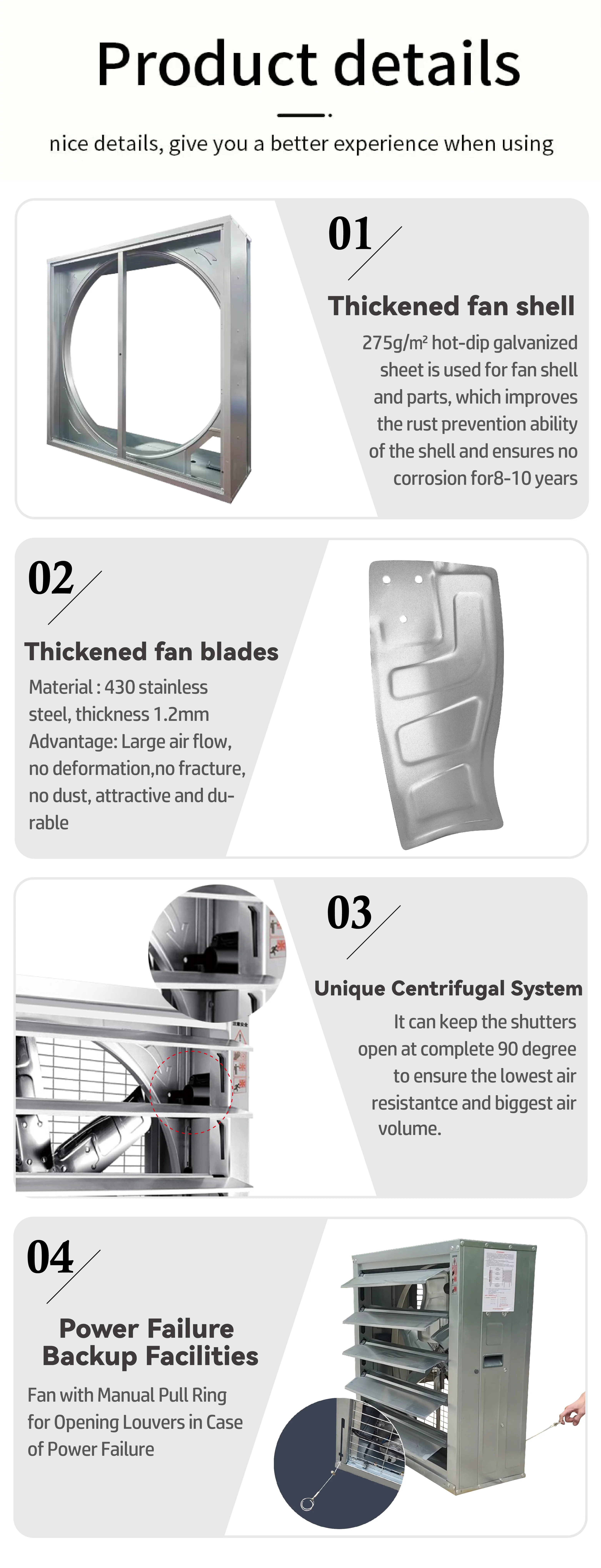 Ventilation Exhaust Cooling Fan, Axial, Explosion-Proof, 380v - detail 20