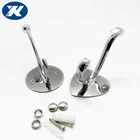 Zinc Alloy Hook Heart Shape Zinc Alloy Wardrobe Closet Wall Mount Hat Towel Clothes Single Clothes Hook