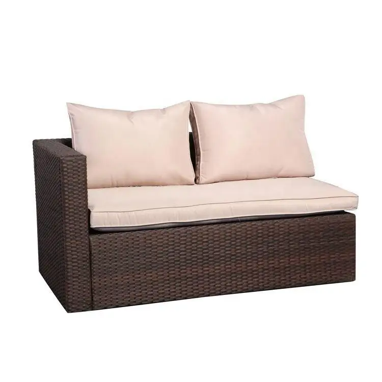 product modern garden l shape furniture patio wicker sofa outdoor rattan furniture weave sofa-5