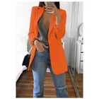 Fashion Ladies Blazers Jacket Wholesale Women Fashion New Style Tops Elegant Casual Lapel Slim Suit