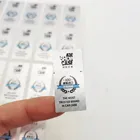 Silver Stickers Custom Silver Tamper Proof Void Stickers Sheet Labels