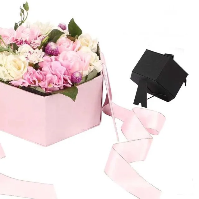 order)hexagon flower box gift box waterproof paper box