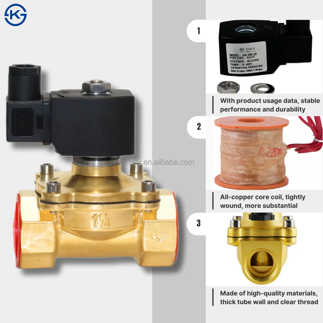 Solenoid Valve, DKV, 0927, Brass, 24V - detail 14