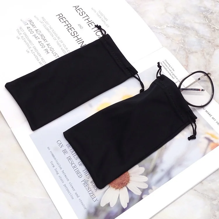 Gray Durable Custom Logo Wholesale Large Volume Soft Microfiber Eyewear