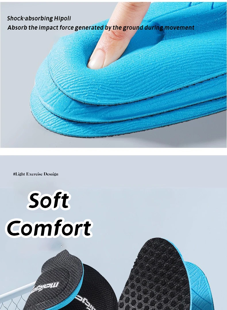 Hf4ec1a1d73b74237927cb019b9749bebk Lightweight Comfort Sports Shoes Soft Soled Insoles Walking Running Shoe Inserts Sweat Shock Absorbing Odor Prevention Foot beds