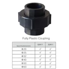 Union Female Good Price HDPE SDR11 SDR13.6 PE All Plastic Union For Water And Plumbing