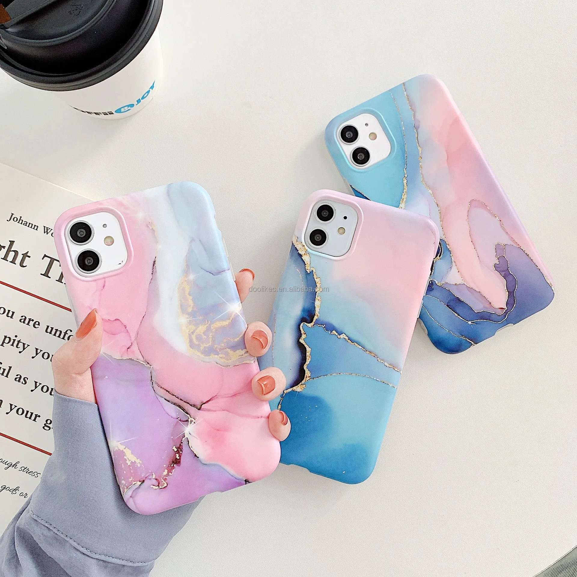 S21 Marble Casing Cell Phone Cases For Samsung Galaxy Note 8 9 10 S9 S10 S21 Plus Ultra Lite Case