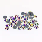 Crystal Rhinestones Colored Rhinestones SS40 Crystal Ab Color Hotfix Rhinestones For Clothes