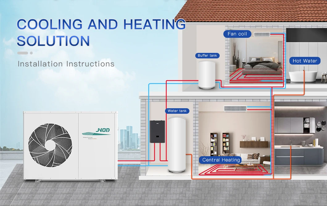 Water Split Heat Pump, R32, Inverter, 20KW - detail 24