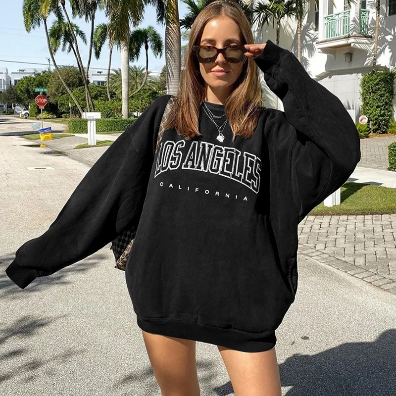 2022 Luxe Ribbed Sweatshirt Oversized 