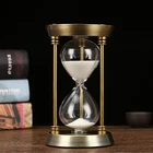 Decorative Decoration Home Decorative Retro Hourglass Large Brass 30 Minutes Sand Timer Modern Decoration