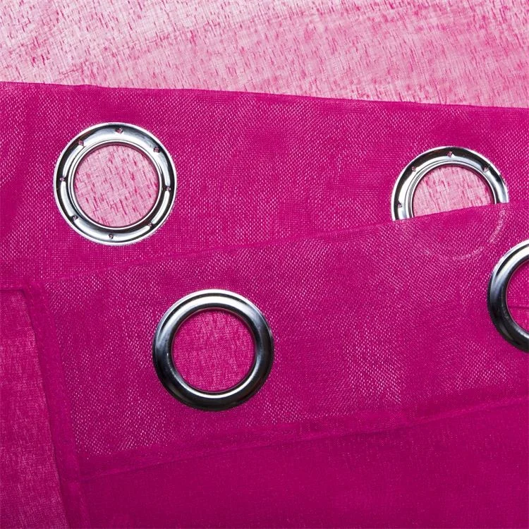 Eco-friendly violet textile polyester sheer curtains fabric for living room