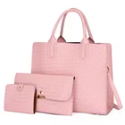 Handbags Women Women 3 Pieces Set Handbags Set 2021 New Design Women Lady Pu Handbags For Women Set
