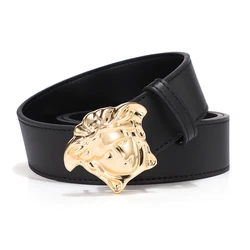 Famous Brand Fashionable Belts for Women Luxury Accessories Leather Designer Belt Diamond Crystal Waistband Black Belt