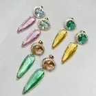Zircon Jewelry Gift For Women Cheap Large Fasion Zircon Shinning Drop Earrings