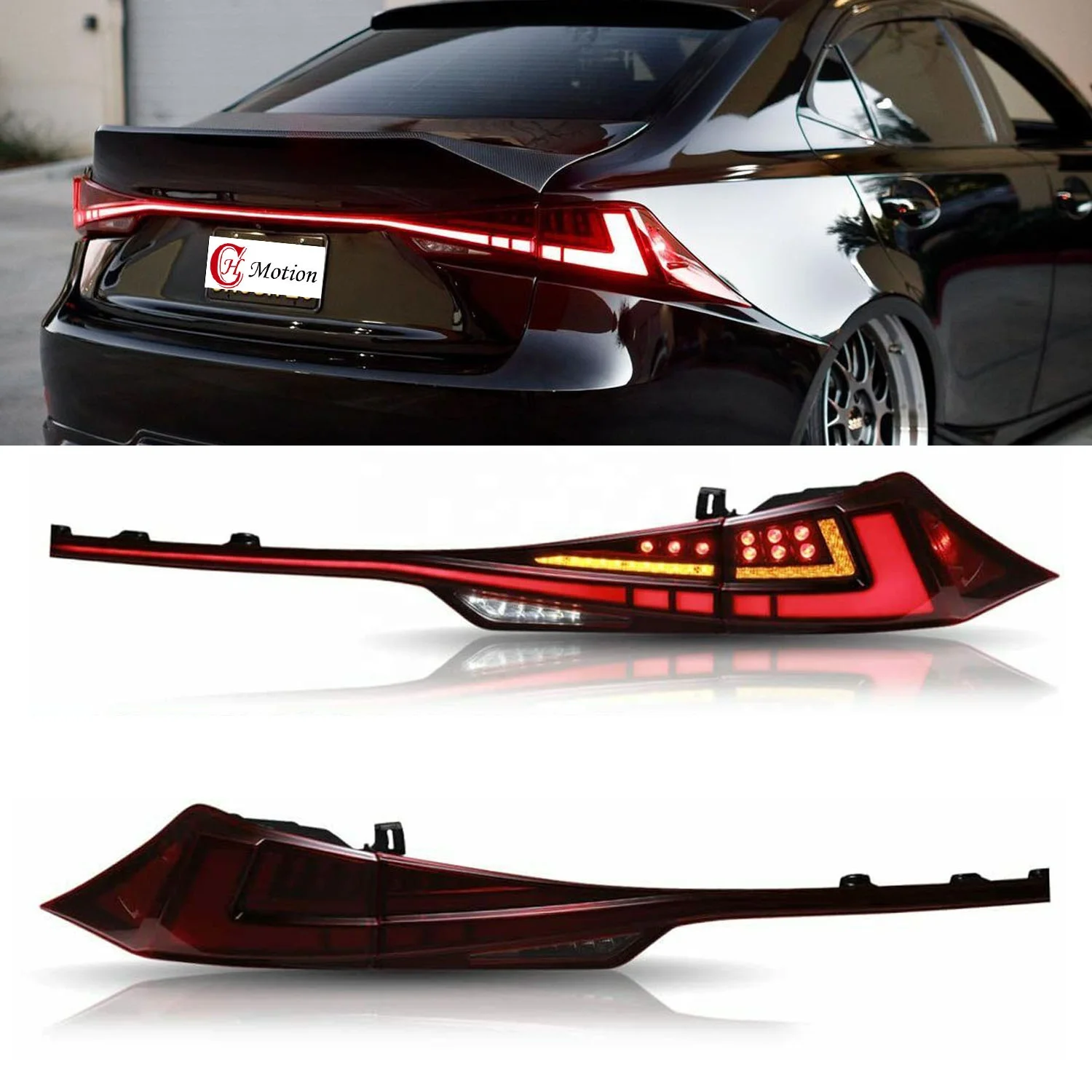 Hcmotion Factory New Start Up Animation Drl Is250 300 350 300h Back Rear  Lamp 2014-2020 Led Tail Lights For Lexus Is 200t F - Buy Is250  Taillights,Is350 Tail Lights,Isf Tail Lamp Product