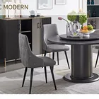 870137 Dining Room Wholesale Luxury Modern Dining Round Table Sets 6 Chairs
