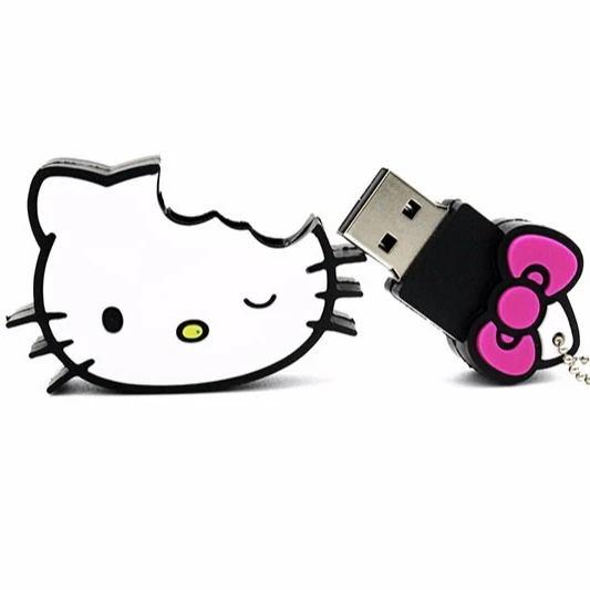 Hello Kitty USB Stick 16GB Cartoon 3D USB Flash Drives WeirdLand 