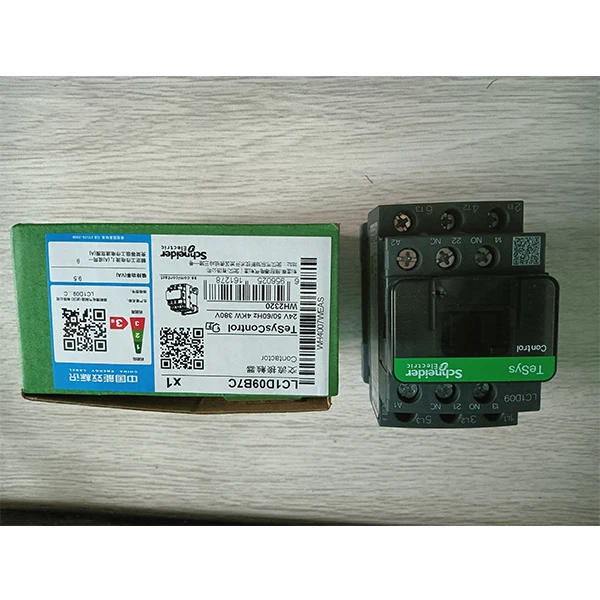 DC Contactor 3 Pole Contactor Schneider Contactor LC1D09B7C 9A 24V Authentic Products In Stock