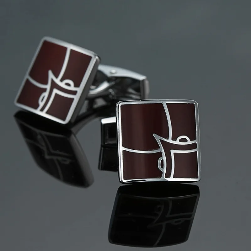 wine red purple cuff link for sale luxury cheap silver shirt cufflinks mens cuff links cufflinks manufacturers