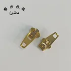 Yg Zipper Zipper Sliders Custom No 4 YG Spring Lock Brass Non-magnetic Zipper Slider For Trousers