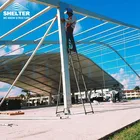 Tent Of Guangzhou 25mx50m Outdoor Permanent Arcum Tent With Capacity Of 1000 People