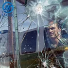 Glass Glass Factory 12mm Thk Bullet Proof Triple Laminated Glass For Exterior Glass Wall