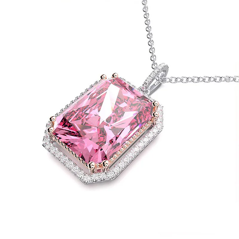Ice Jewelry Fashion Hiphop Pink 