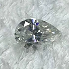 Stone Brilliant Diamond Pear Loose Moissanite Stone D Color VVSI Brilliant Cut Synthetic Gemstone Diamond
