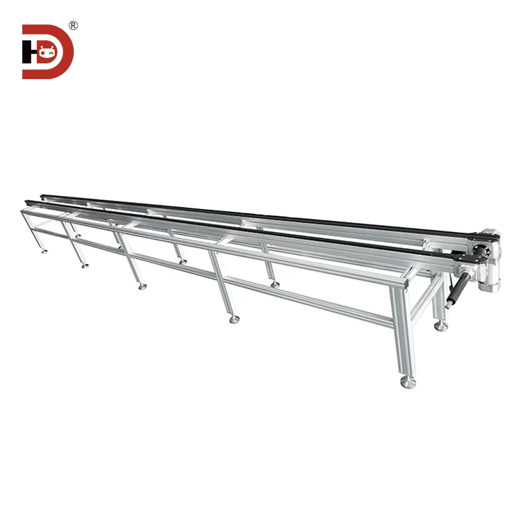 Adjustable Width Synchronous Belt Conveyor PTS1 Toothed Synchronous Belt Conveyor Battery Tray Conveyor Customization manufacture