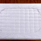Mattress Pad Mattress Protector Quilted Down Alternative Fiber Quilted Mattress Pad Cover Cotton Bed Protector