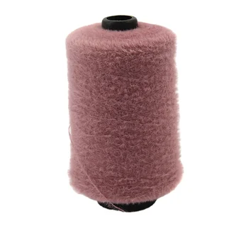 Fancy yarn Manufacturer 1.3 cm 13NM 100% nylon fancy imitate mink hair yarn fancy yarn for hand knitting scarf